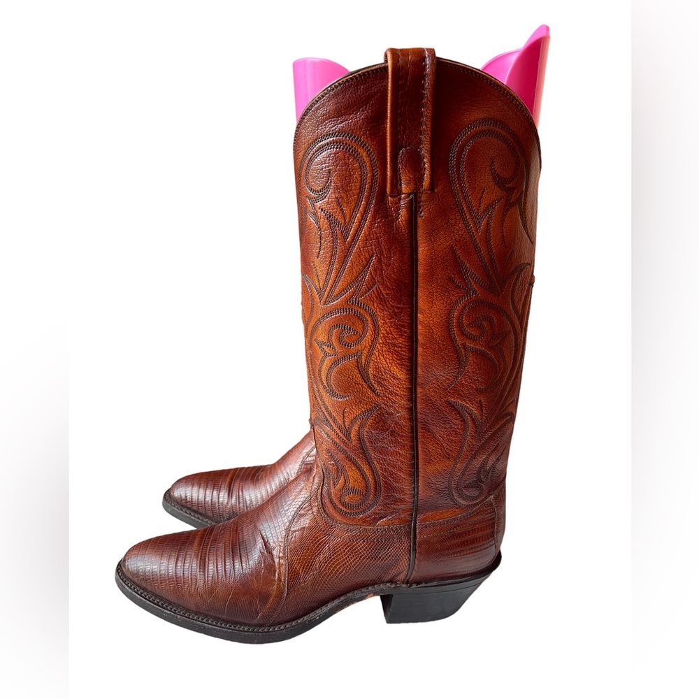 Dan Post Brown Leather Western Boots